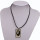Leather necklace with stainless steel pendant Che