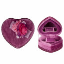 Jewellery box heart, lilac
