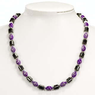 Magnetic chain Flower, Purple