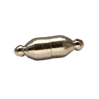 magnetic clasp, 9,5x6mm, silver