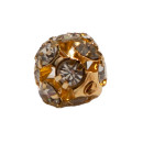 ball with stones, 8mm, gold