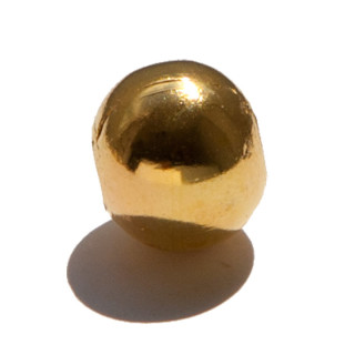 500g metal balls, 12mm, gold