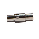 20 Steckverschlüsse mit Feder, 3mm, Silber