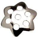 5.000 Bead caps A10, silver