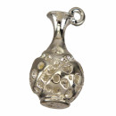 Pendant jug, 24x14mm, light silver