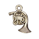 50 Pendant / Charms Horn, 18x10mm
