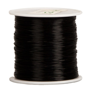 Stretch rope, 80m, black
