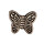 50 Anhänger / Charms Schmetterling, 9x10mm