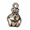 50 charms / charms dollar, 19x11mm