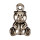 50 Anhänger / Charms Bär, 16x9mm