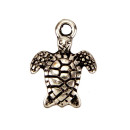 50 Pendant / Charms turtle, 16x12mm