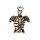 50 Pendant / Charms turtle, 16x12mm