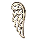 50 Pendant / Charms wings, 24x10mm