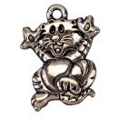 50 pendant / charms beaver, 17x13mm