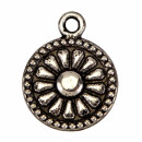 50 Anhänger / Charms Kreis, 19x15mm