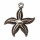 100 Pendant / Charms Starfish, 26x21mm