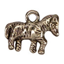 50 Pendant / Charms horse, 13x16mm