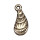 100 Pendant / Charms shell, 15x7mm