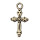 100 Anhänger / Charms Kreuz, 20x10mm