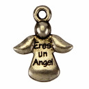 50 Pendant / Charms Angel, 17x13mm