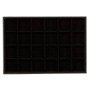 Sorting box with 24 compartments, velvet