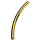 1,000 rods/tubes, bent, 2.0x25mm, gold