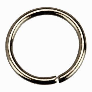 500g Binderinge, 8x1mm, Silber - nur noch 3 Packungen!