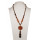 Long necklace glass
