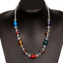Glass chain coloured - only 4pcs left!