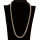 Necklace stainless steel, bicolor