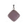 Pendant Caro, 20mm, rose quartz