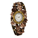 Ladies watch, DiLeo Limone, brown, no battery check!