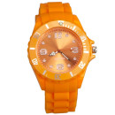 Silicon watch, 4,7 x 25cm, orange