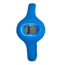 Silicon sports watch, blue, no battery check!