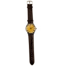 Gentlemen watch Roman, brown2, no battery check!
