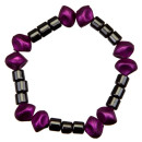 Hematite bracelet Rondo, pink