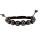 Hämatitarmband Shamballa, 10mm