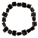 Armkette Muschel, Schwarz