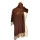 Scarf uni, 180x65cm, brown