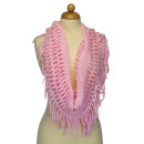 Rundschal, 50x30mm, pink