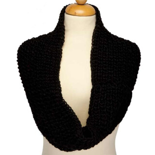 Rundschal, 52x20mm, Schwarz - nur noch 14 Stück!