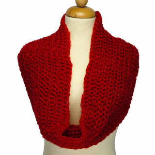 Rundschal, 52x20mm, red