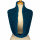 Rundschal, 52x20mm, blue