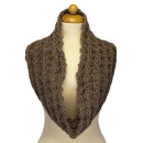 Rundschal , 54x18mm, brown