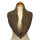 Rundschal , 54x18mm, brown