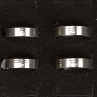 Edelstahlring mit Stein