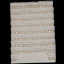 pearl earpins, 8-9mm, cream