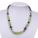 Necklace Amethyst/Jade