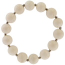Bracelet white coral, 12mm - only 8pcs left!