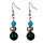 Earrings Howlith/Chrysocolla